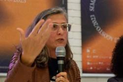 Anacludia Rossbach no I Seminrio Emergncia Climtica e Cidades em agosto de 2023 (Crdito: Lmina Kikuchi)